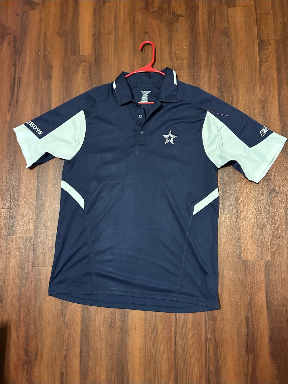 Dallas Cowboys Polo Shirt Size Large